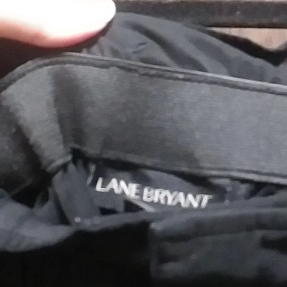 Lane Bryant paper bag wide leg crop pant - Picture 5 of 10